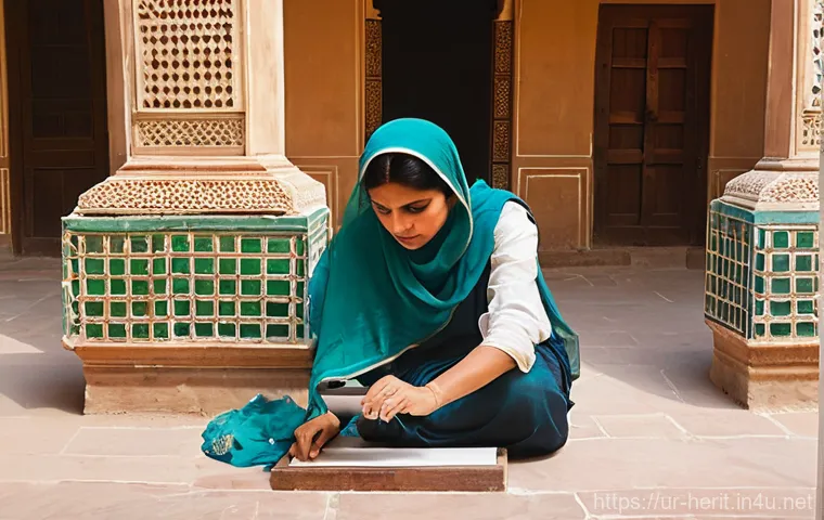 문화재수리 관련 직업 전망 - **Prompt 1: Artisans and Architect at a Mughal-era Havel.**
    *   **Subject:** A meticulously deta...