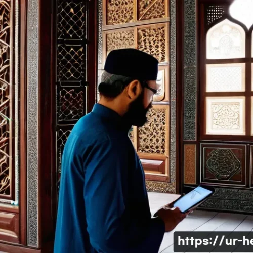 Home 17 문화재수리업의 현재와 미래 - A detailed scene of a restoration expert using advanced laser scanning technology inside a century-o...